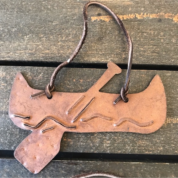 Brown Rustic Metal Ornaments Country Farmhouse Decor Bundle of 11 - Picture 12 of 14